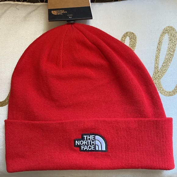 The North Face Unisex Stretch Logo Red Hat New With Tags - Picture 6 of 8
